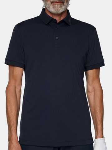 J.Lindeberg KV Print Halbarm Polo navy