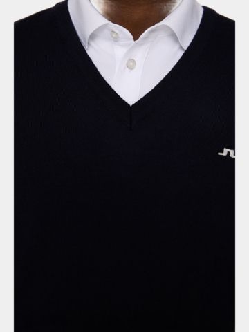 J.Lindeberg  Lymann Knitted Sweater Pullover navy