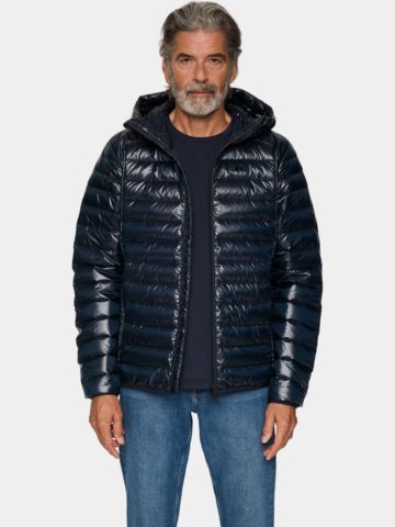 J.Lindeberg  Oden Light Down Hood Daunen Jacke navy