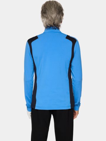 J.Lindeberg Lukas Quarter Zip Stretch Midlayer hellblau