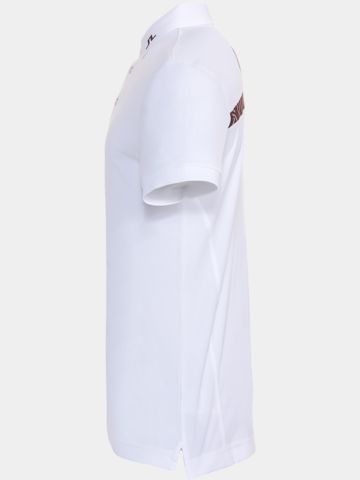 J.Lindeberg  KV Print Polokošile s krátkým rukávem bílá