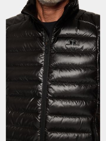 J.Lindeberg  Oden Light Down Vest Daunen Weste schwarz
