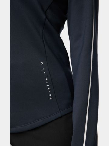 J.Lindeberg  Nefe Quarter Zip Stretch Midlayer navy