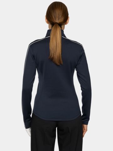 J.Lindeberg  Nefe Quarter Zip Stretch Midlayer navy