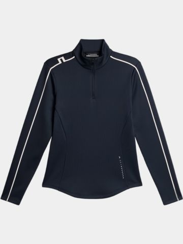 J.Lindeberg  Nefe Quarter Zip Stretch Midlayer navy