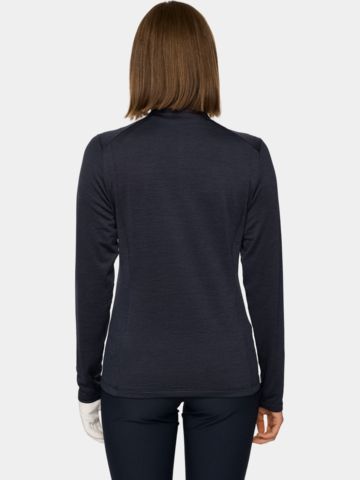 J.Lindeberg  Steffi Quarter Zip Stretch Midlayer navy