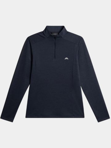 J.Lindeberg  Steffi Quarter Zip Stretch Midlayer navy
