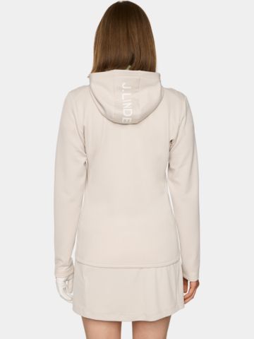 J.Lindeberg  Aerialle Zip Hood Stretch Jacke sand