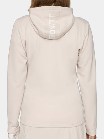J.Lindeberg Aerialle Zip Hood Stretch Jacke sand
