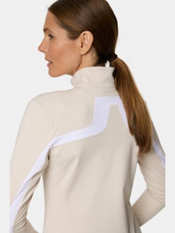 J.Lindeberg  Seasonal Janice Mid Layer Stretch Jacket sand