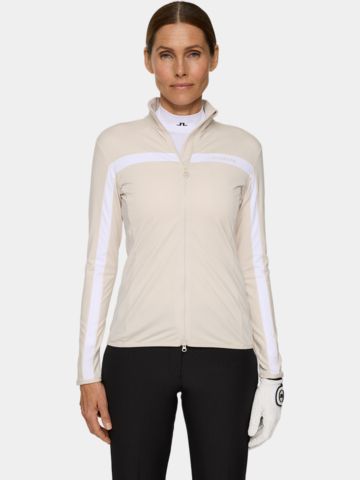 J.Lindeberg  Seasonal Janice Mid Layer Stretch Jacket sand