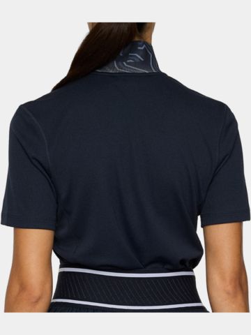 J.Lindeberg Piper Halbarm Polo navy