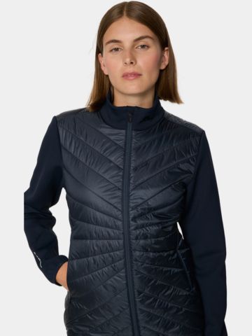 J.Lindeberg  Madde Quilt Hybrid Jacket Stretch Jacke navy
