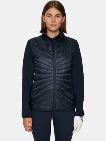J.Lindeberg  Madde Quilt Hybrid Jacket Stretch Jacke navy