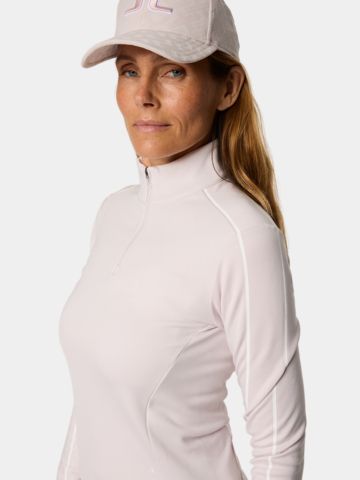 J.Lindeberg  Nefe Quarter Zip Stretch Midlayer rosa