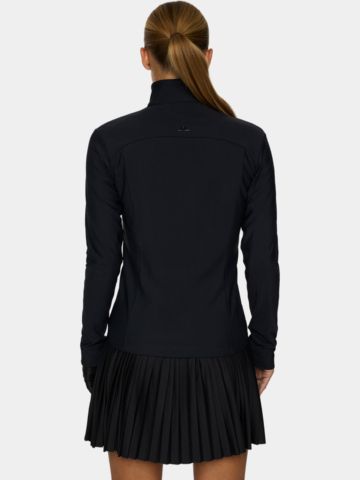 J.Lindeberg  Taylor Zip Mid Layer Stretch Jacke schwarz