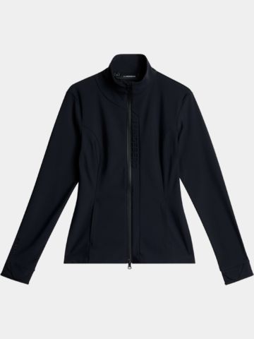 J.Lindeberg  Taylor Zip Mid Layer Stretch Jacke schwarz