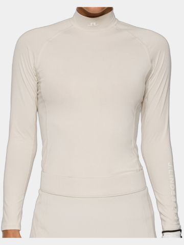 J.Lindeberg Ella Compression Top Mock Unterzieher sand