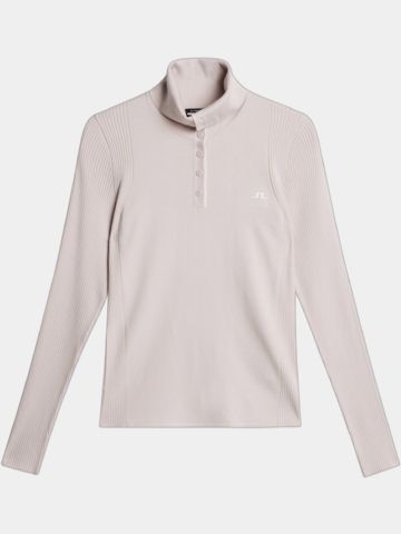 J.Lindeberg  Leonie Knitted Shirt Rollkragen Strick rosa