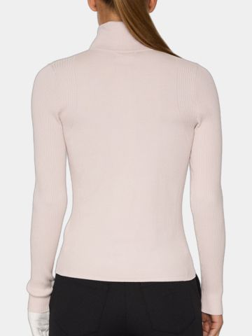 J.Lindeberg Leonie Knitted Shirt Turtleneck Knit pink