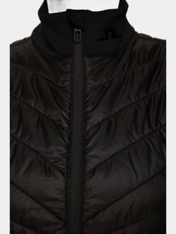 J.Lindeberg  Madde Quilt Hybrid Vest Thermo Weste schwarz