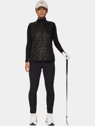 J.Lindeberg  Madde Quilt Hybrid Vest Thermo Weste schwarz