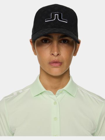 J.Lindeberg  Anga Jacquard Cap schwarz