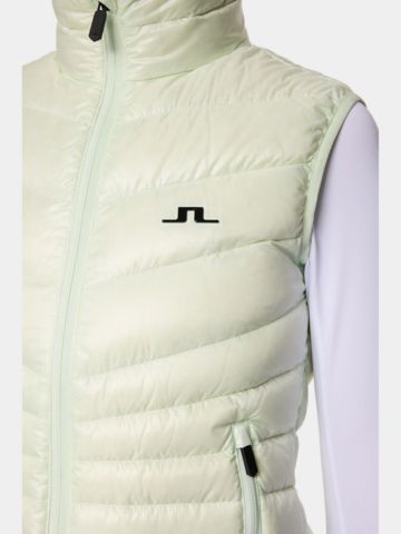 J.Lindeberg  Lara Light Down Vest Down vest light green
