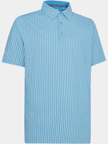 Callaway EMEA SHORT SLEEVE ALL OVER CHEV GEO blau