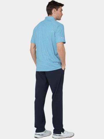 Callaway EMEA SHORT SLEEVE ALL OVER CHEV GEO blau