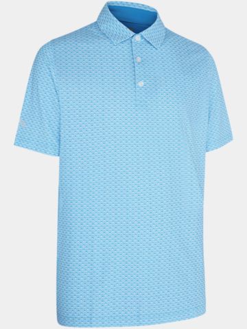 Callaway EMEA SHORT SLEEVE NEW ALL OVER TRADE blau