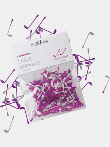 Surprizeshop Table Sprinkles Golf Clubs bunt