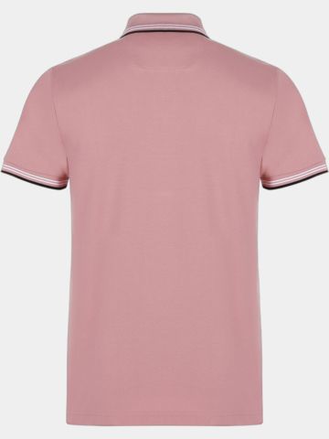 BOSS Paul polo s krátkým rukávem růžová