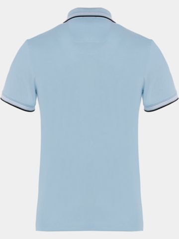 BOSS Paul polo s krátkým rukávem světle modrá