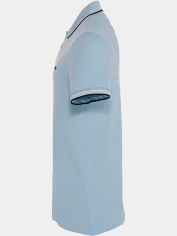 BOSS Paul polo s krátkým rukávem světle modrá