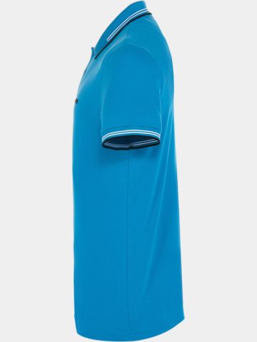 BOSS Paul polo s krátkým rukávem tyrkysová