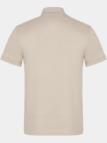 BOSS Paul polo s krátkým rukávem béžová