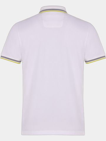 BOSS Paul polo s krátkým rukávem bílá