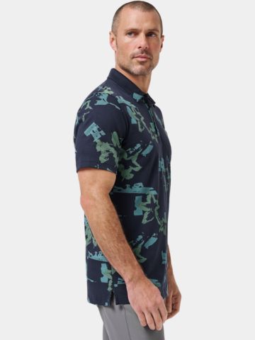 TravisMathew  FAVORITE HELLO Halbarm Polo blau