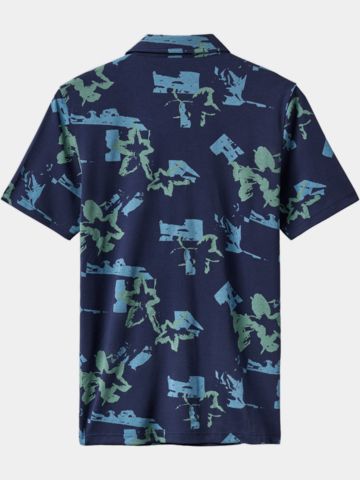 TravisMathew  FAVORITE HELLO Halbarm Polo blau