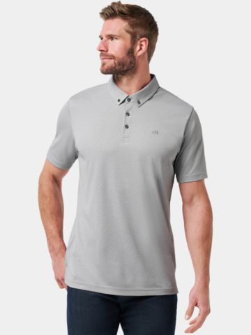 TravisMathew HANDSOME TOWN 3.0 Halbarm Polo hellgrau