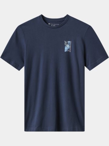 TravisMathew  BEST TRIP YET Halbarm T-Shirt blau