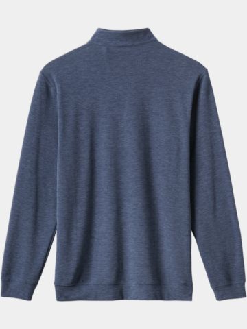 TravisMathew CLOUD SWEATER QUARTER ZIP Shirt Sweatshirt navy