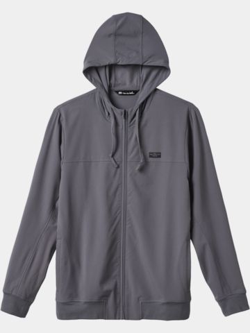 TravisMathew  WANDERLUST HOODIE Stretch Jacke grau
