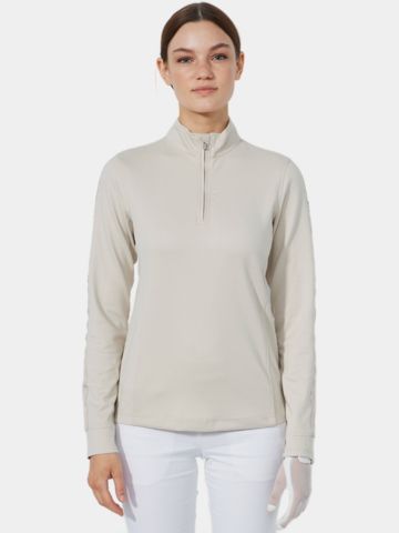 Daily Sports ANNA LS turtleneck thermal midlayer beige