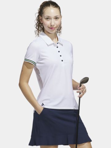 adidas W ULTC CLSC Halbarm Polo weiß