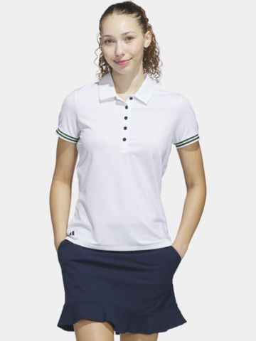 adidas W ULTC CLSC Halbarm Polo weiß