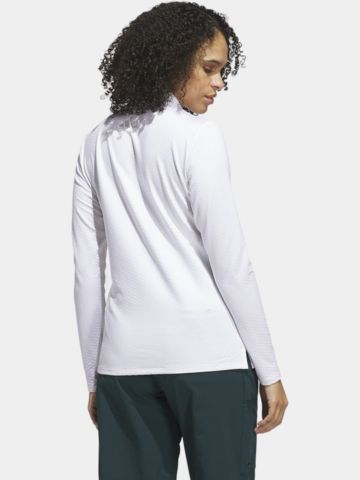 adidas W BTC MESH LS Mock Unterzieher weiß