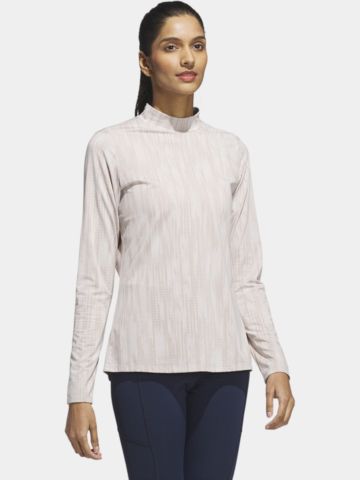 adidas  W ULT JCQ LS MK Mock Unterzieher beige