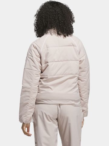 adidas W BTC QTR Z JKT Thermo Jacke beige